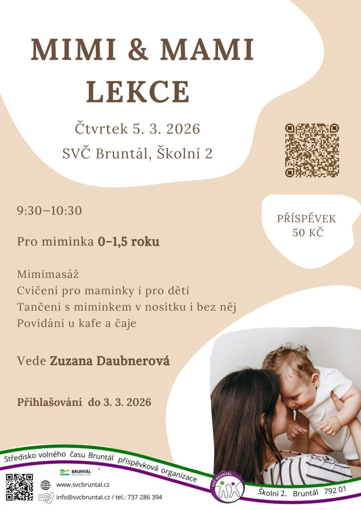 MIMI & MAMI 
lekce - dopoledne pro maminky a miminka