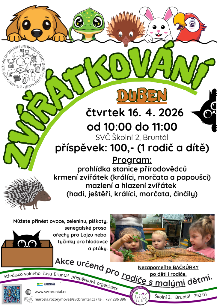Zvířátkování 16.4.2026