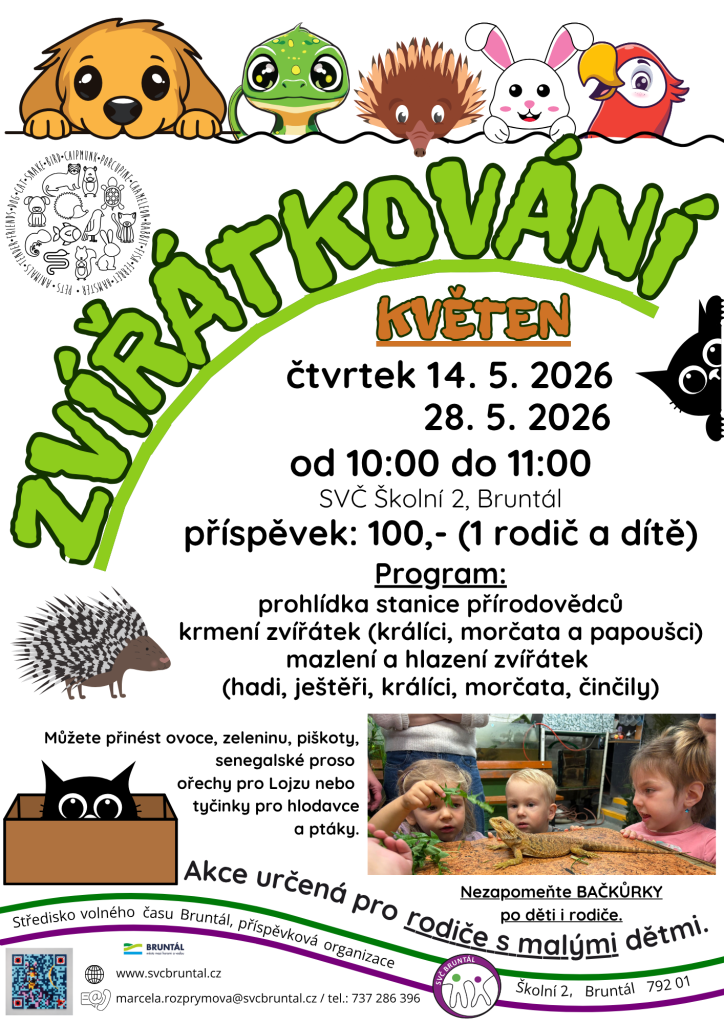 Zvířátkování 28.5.2026 