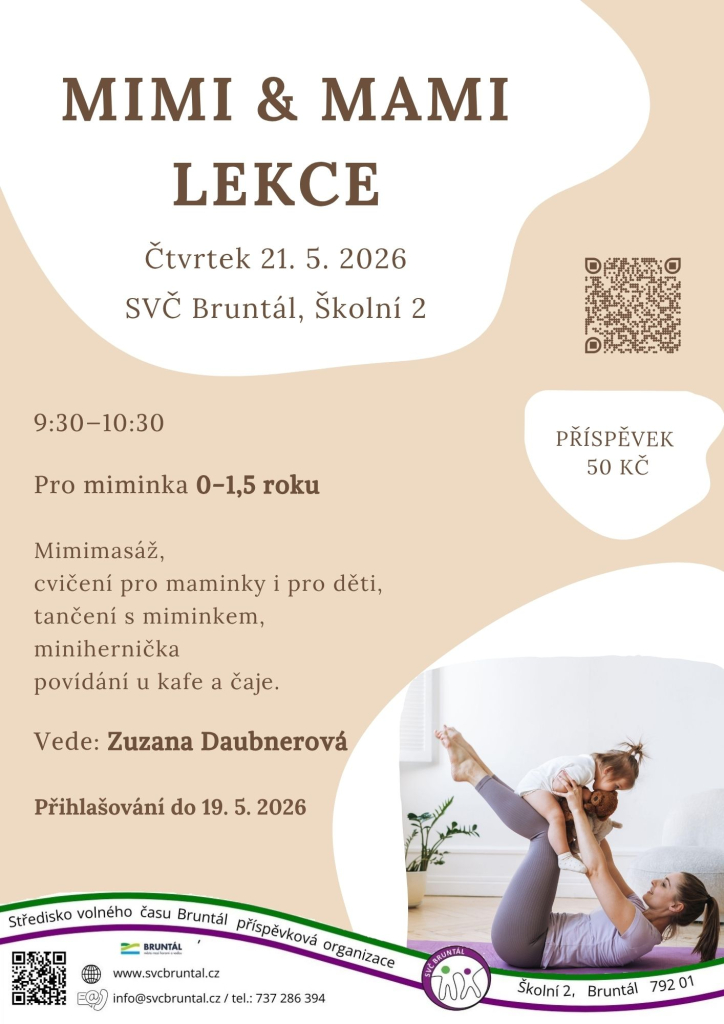 MIMI & MAMI 
lekce - dopoledne pro maminky a miminka