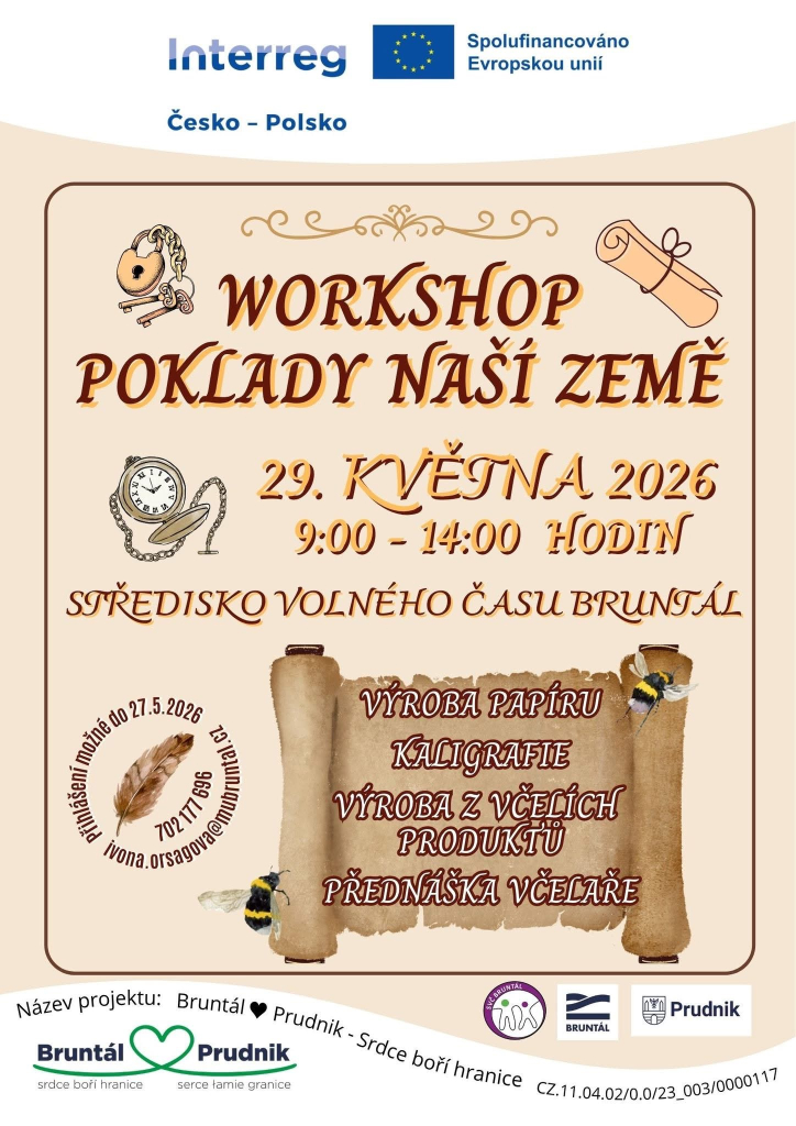 wokshop POKLADY NAŠÍ ZEMĚ