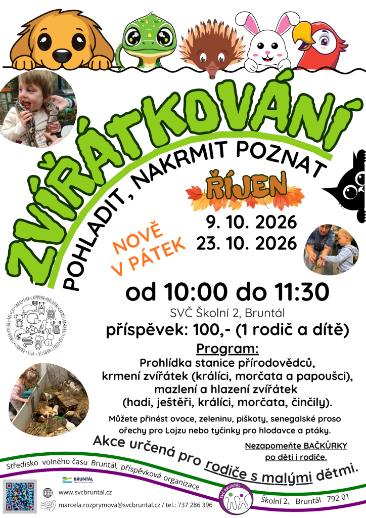 Zvířátkování 23.10.2026