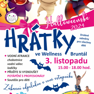 Halloweenské hrátky ve wellness