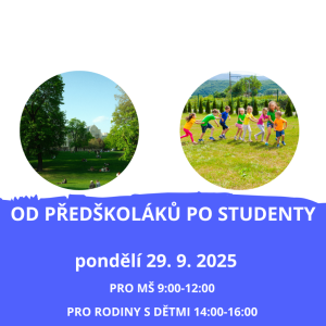 Od předškoláků po studenty